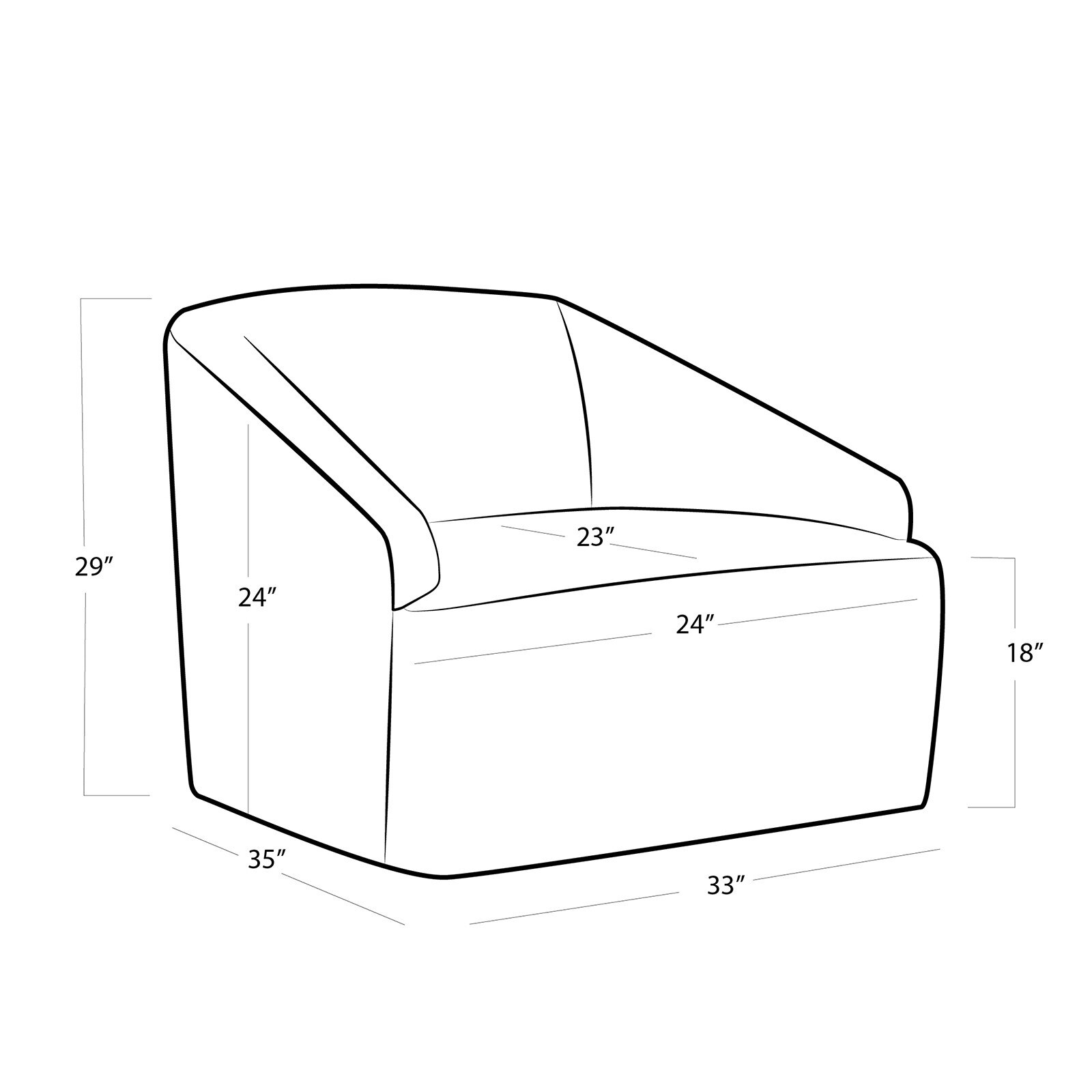 Alfie Swivel Chair (Hair on Hide) | Regina Andrew Detroit